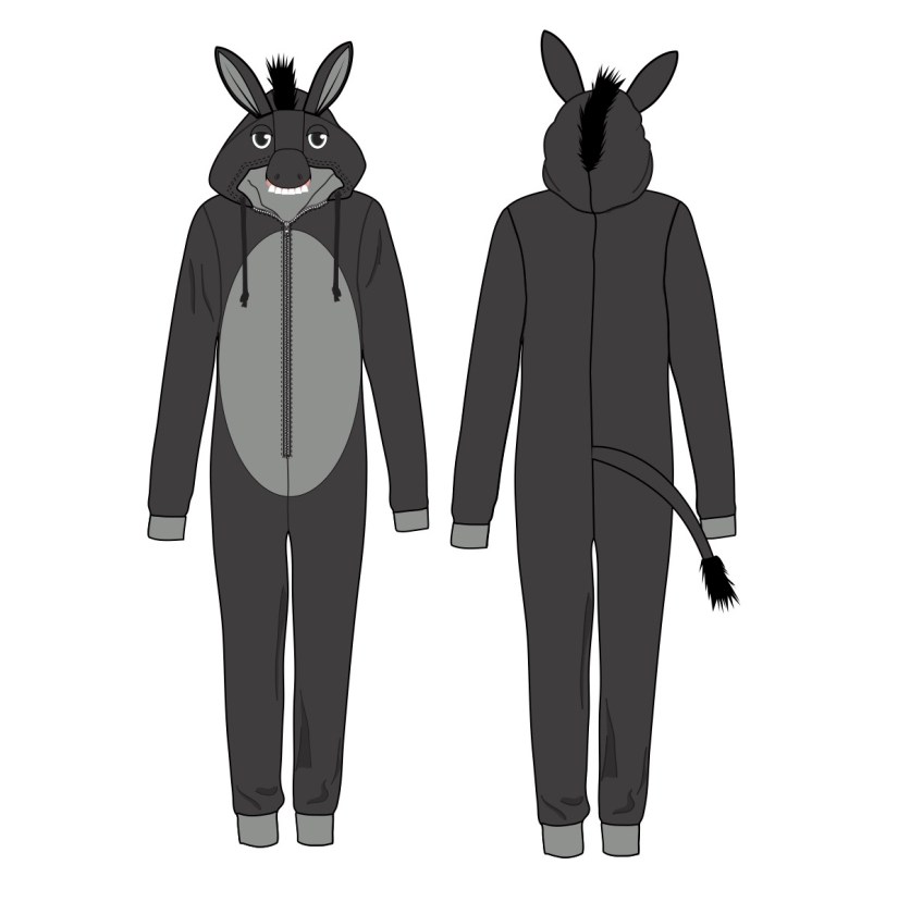 837-1509 DONKEY ONESIE copy