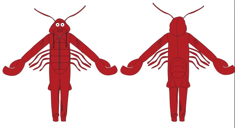 837-1510 LOBSTER ONESIE copy