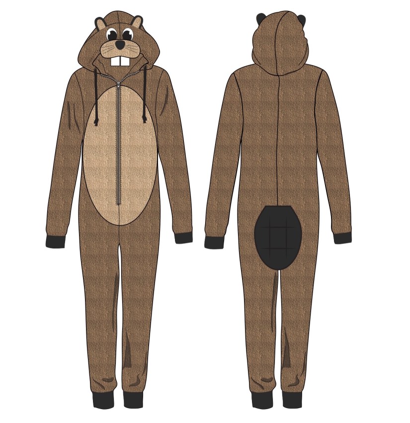 837-1607 BEAVER ONESIE copy